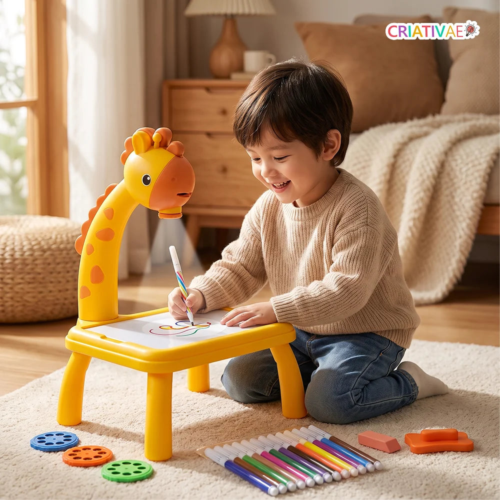 Table Kids Criativae - Kids Drawing Projector Table