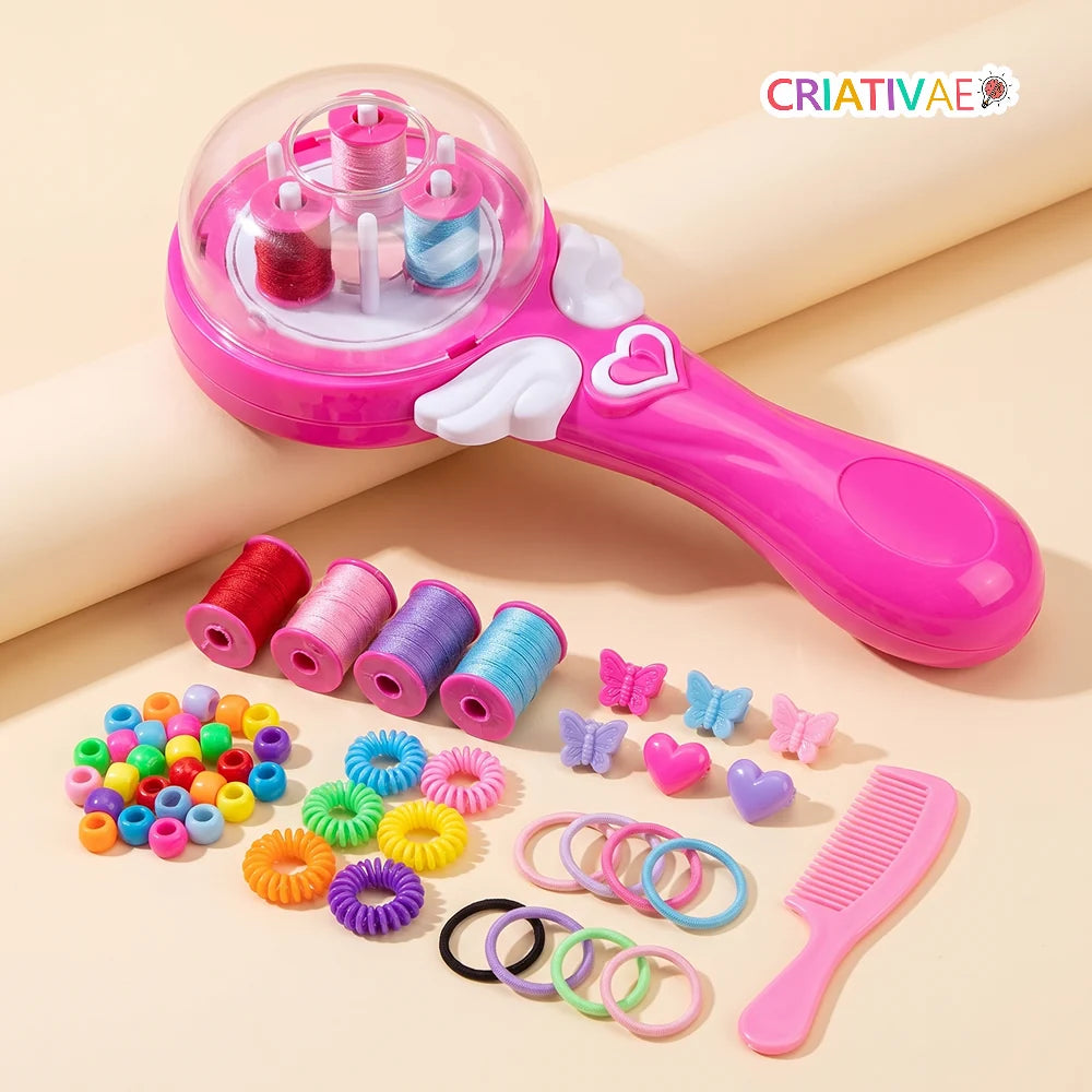 Braid Fairy Criativae - Kids Hair Wrap Styler With Colored Thread
