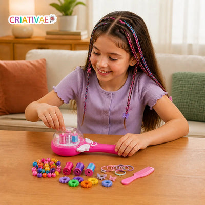 Braid Fairy Criativae - Kids Hair Wrap Styler With Colored Thread