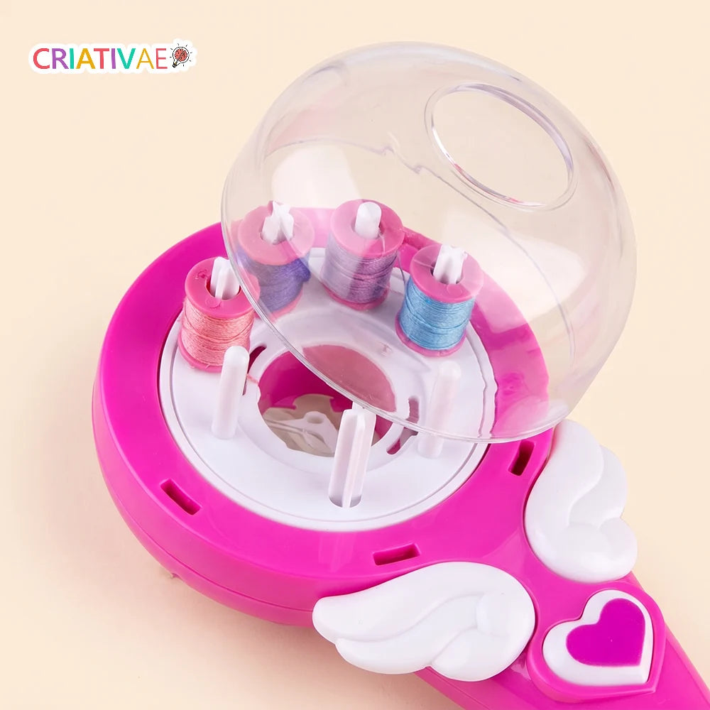 Braid Fairy Criativae - Kids Hair Wrap Styler With Colored Thread