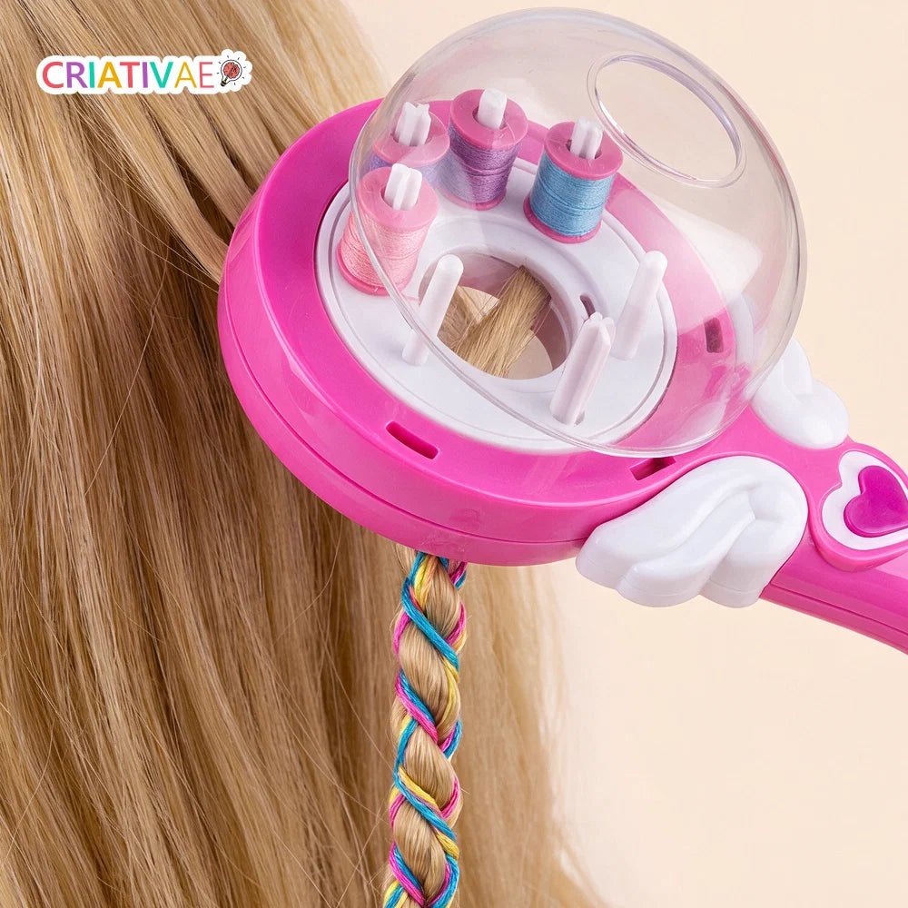Braid Fairy Criativae - Kids Hair Wrap Styler With Colored Thread