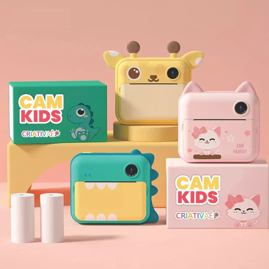 Cam Kids Criativae - Instant Print Camera for Kids