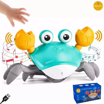 Scuttle Crab Criativae - Crawling Baby Toy with Obstacle Sensor