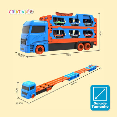 CegCar Blaster Criativae - Car Hauler Truck with 5 Ft Race Track