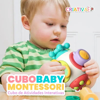 CuboBaby Criativae - Montessori Sensory Activity Cube for Babies