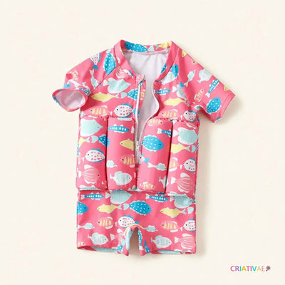 FloatSuit Criativae - Kids Swimsuit with Built In Float Panels