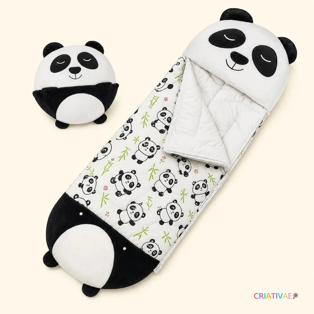 Cuddle Sack Criativae - Plush Animal 3 in 1 Kids Sleeping Bag