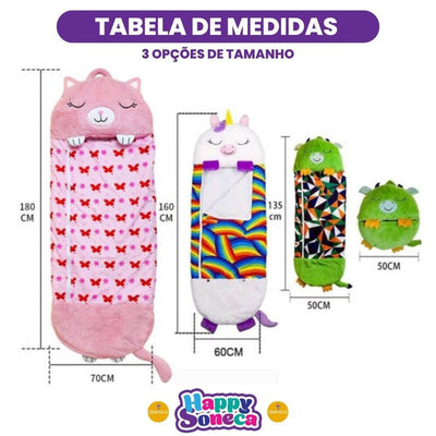 Cuddle Sack Criativae - Plush Animal 3 in 1 Kids Sleeping Bag