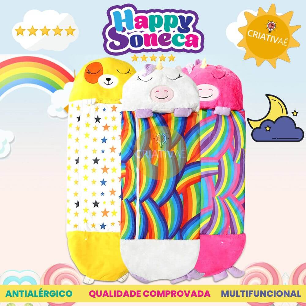Cuddle Sack Criativae - Plush Animal 3 in 1 Kids Sleeping Bag