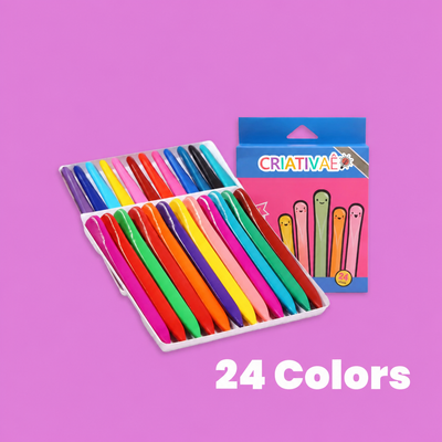Clean Crayons Criativae - Mess Free Triangle Crayons for Kids