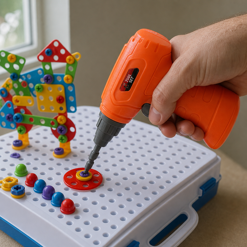 Tecto3D Criativae — Kids Drill & Build STEM Mosaic Set