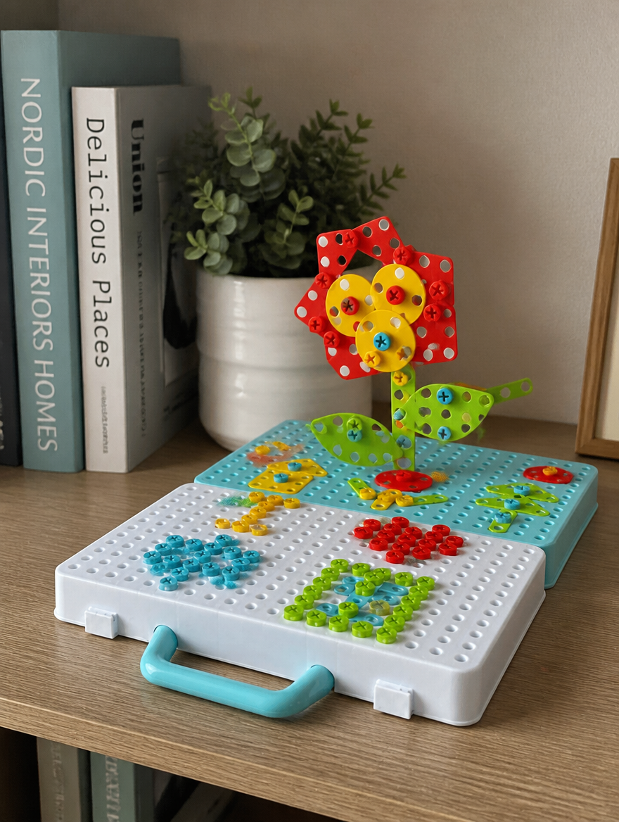 Tecto3D Criativae — Kids Drill & Build STEM Mosaic Set