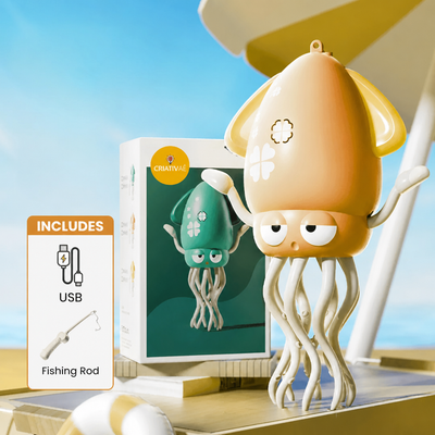 Lulita Pop Criativaê - Walking, Dancing Light-Up Squid Toy