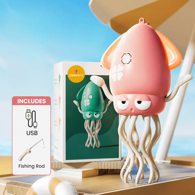 Lulita Pop Criativaê - Walking, Dancing Light-Up Squid Toy