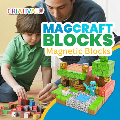 MagCraft Criativaê - Magnetic Building Blocks for Kids