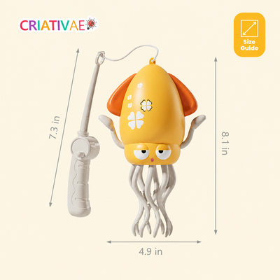 Lulita Pop Criativaê - Walking, Dancing Light-Up Squid Toy