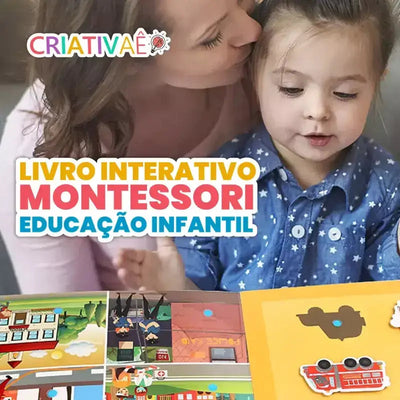 QuietBook Criativae - Montessori Busy Book With Velcro Activities