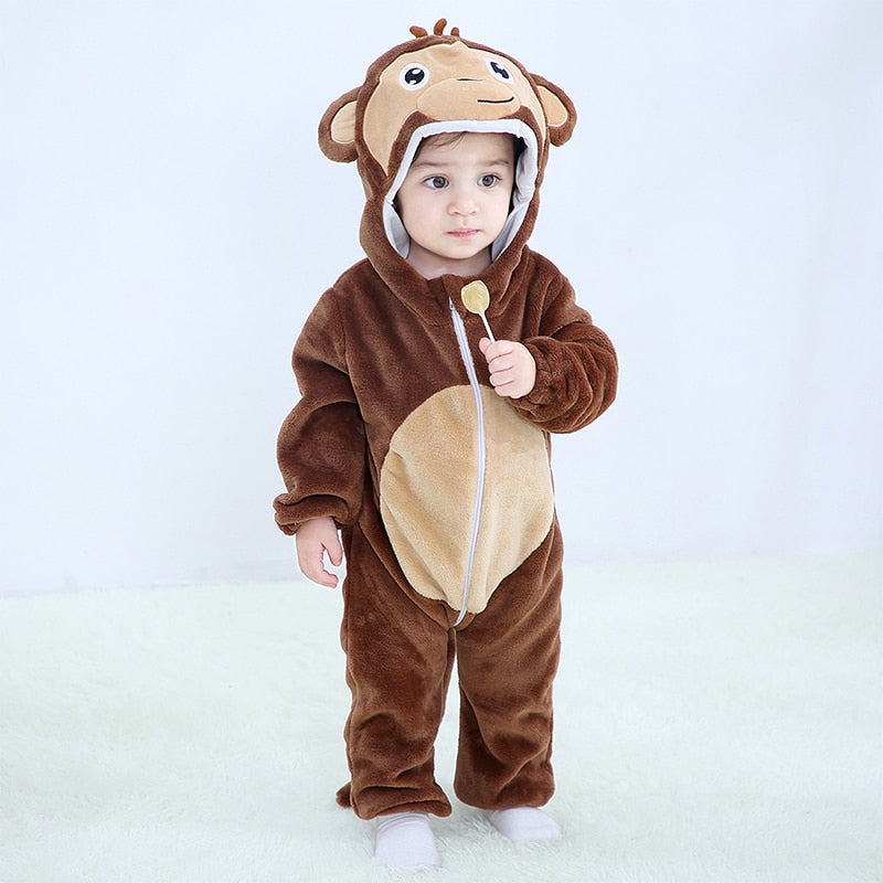 Cuddle Friends Criativae - Plush Animal Hooded Baby Onesie
