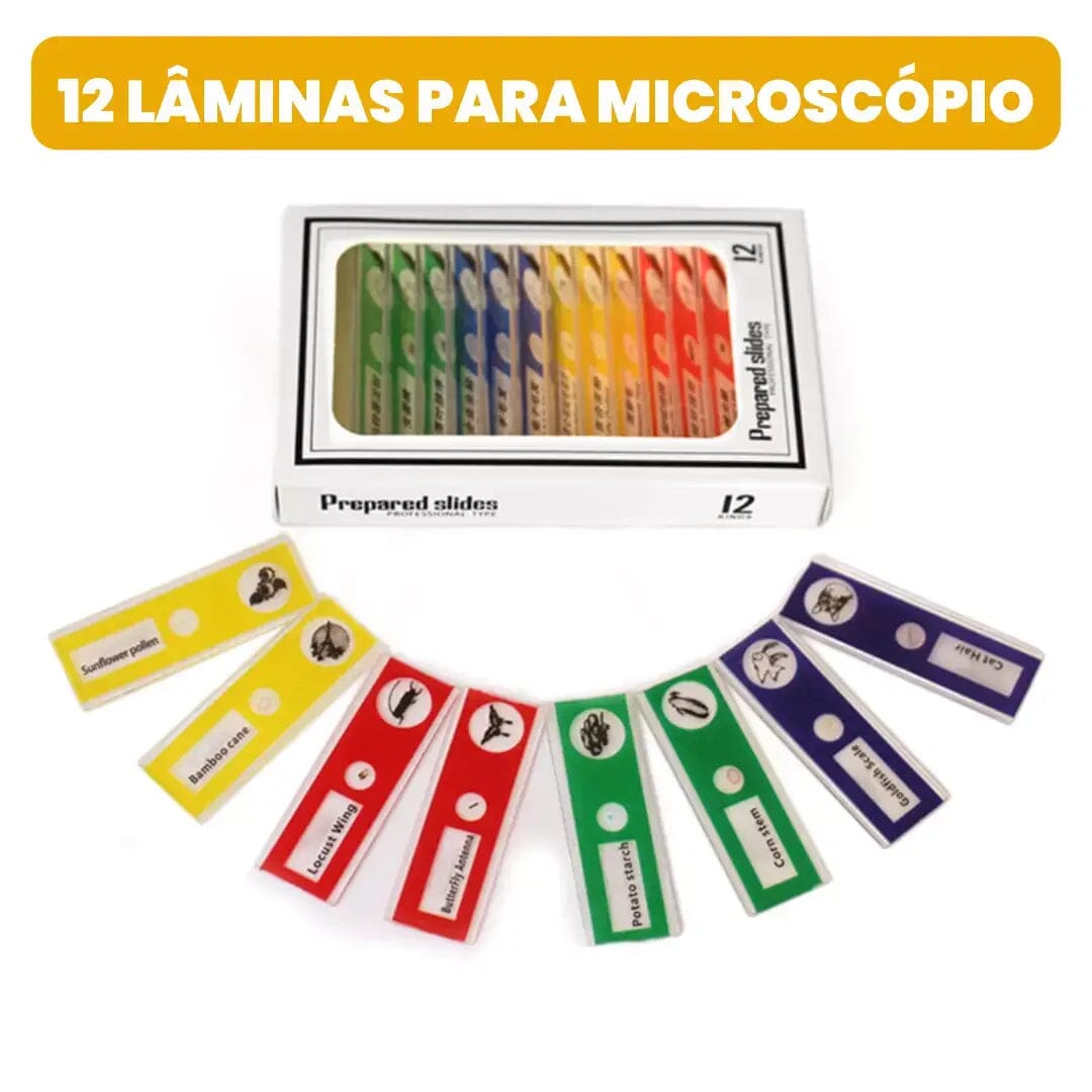Microscopic Criativae - Portable Kids Microscope with 120x Zoom