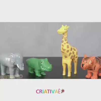 MagnetoZoo Criativae - 3D Magnetic Puzzle Kids Rebuild Over and Over