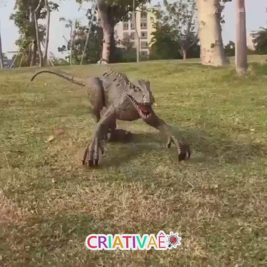 T-RunRex Criativae - Remote Control Dinosaur with Light and Sound