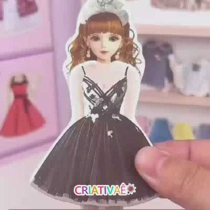 Styldoll Criativae - Magnetic Dress Up Doll with Endless Outfits