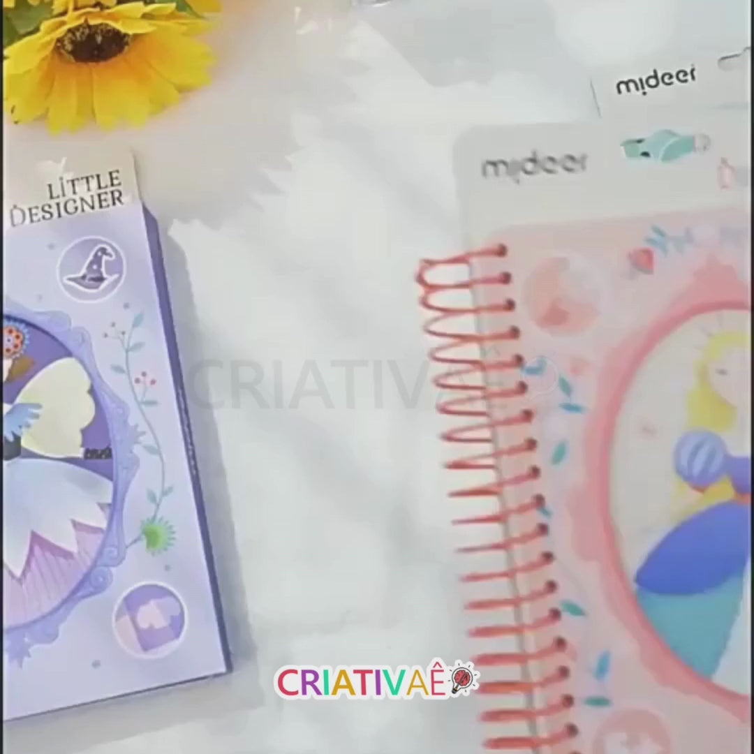 Fashion Atelier Criativae - Interactive Dress Up Doll Craft Book