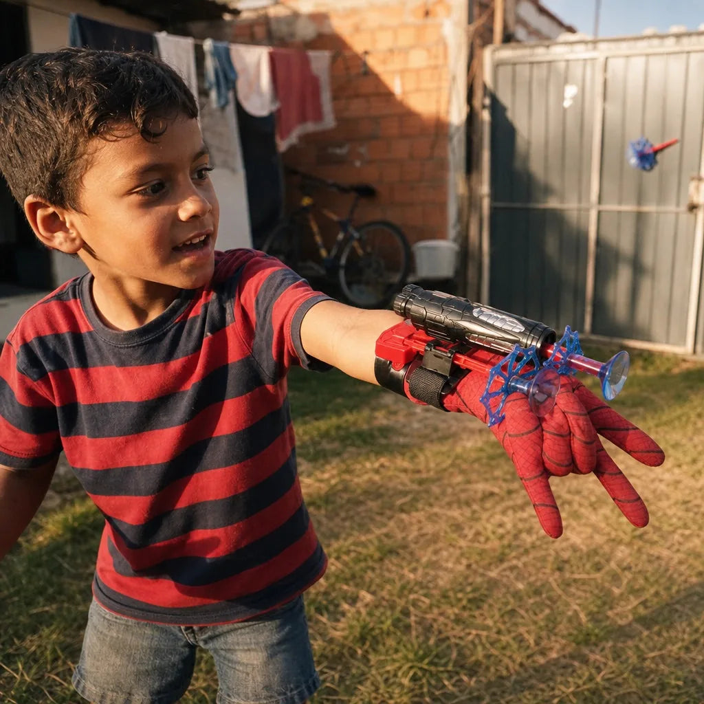 Spider Shot Criativae - Web Launcher With Suction Cup Darts