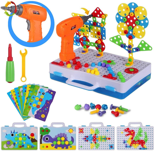 Tecto3D Criativae — Kids Drill & Build STEM Mosaic Set